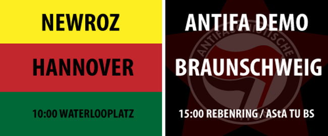 Aktionstag: Newroz & Antifa-Demo