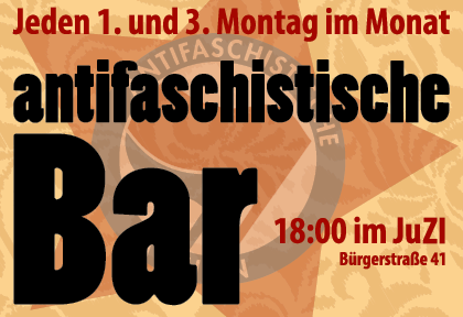 Antifaschistische Bar/ antifascist bar